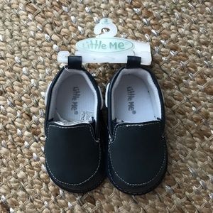 NWT Little Me Baby Boy Crib Shoes